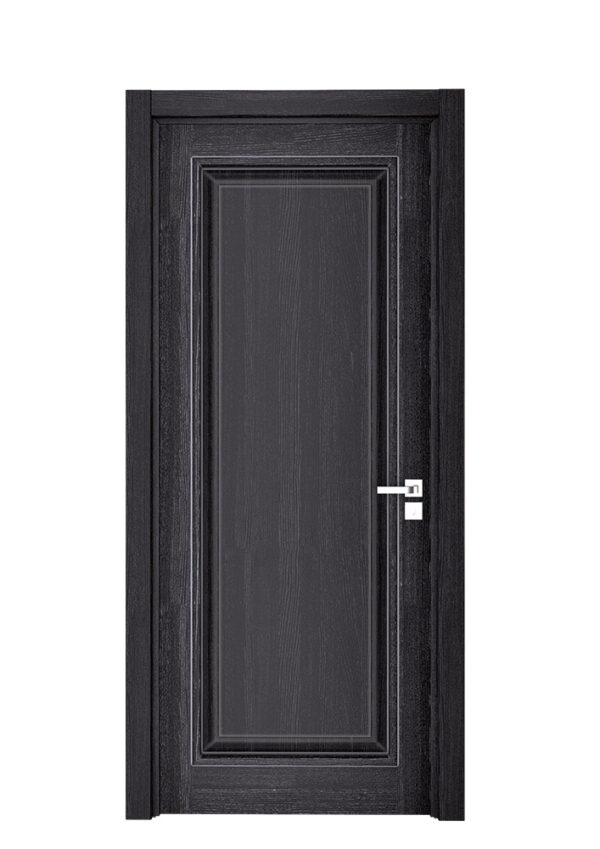 mörkgrå dörr